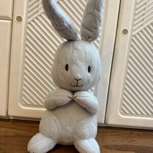 Ralph Lauren Cable-Knit Cashmere Bunny Light Blue